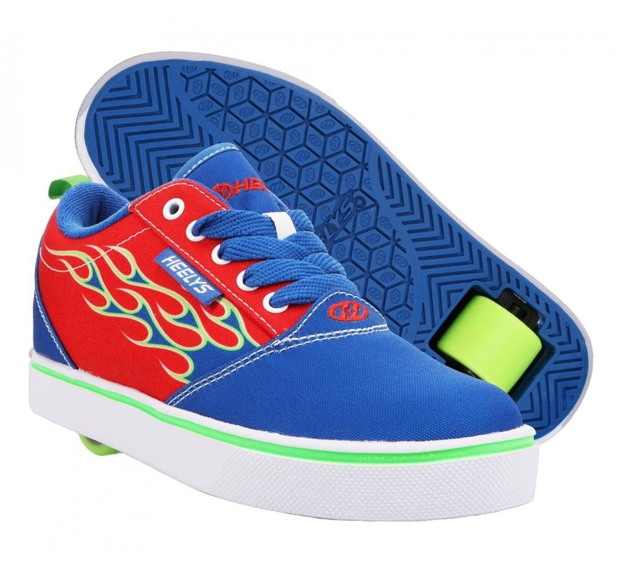 Heelys Pro 20 Rojo Azul Verde Neón