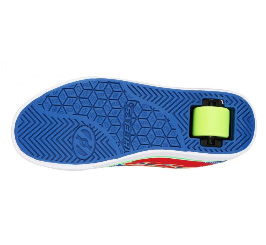 Heelys Pro 20 Rojo Azul Verde Neón