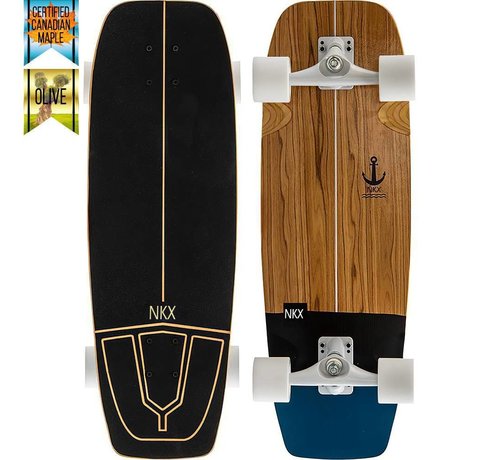 NKX  NKX Wide 28" Surfskate The Bubble Oliva