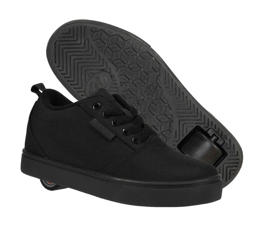 Heelys Pro 20 Potrójne czarne płótno