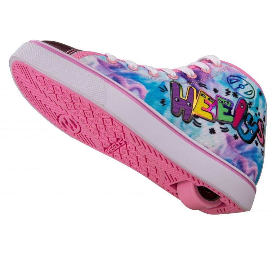 Heelys Veloz White Pink Multi