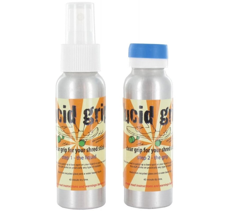 Lucid Grip Spray transparent sur la poignée