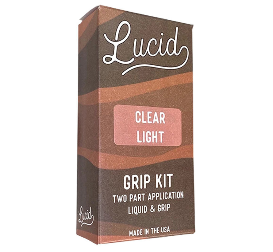 Lucid Grip Spray transparent sur la poignée