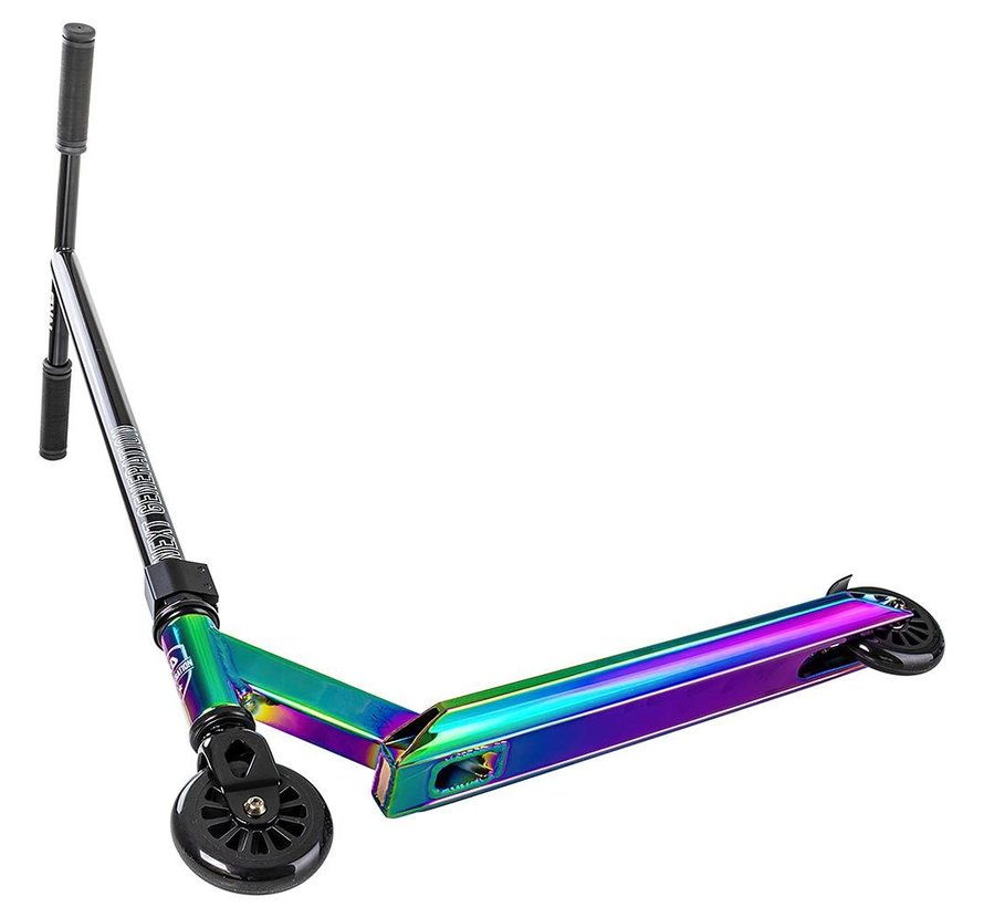 NKD stunt scooter Next Generation Rainbow with T-bar