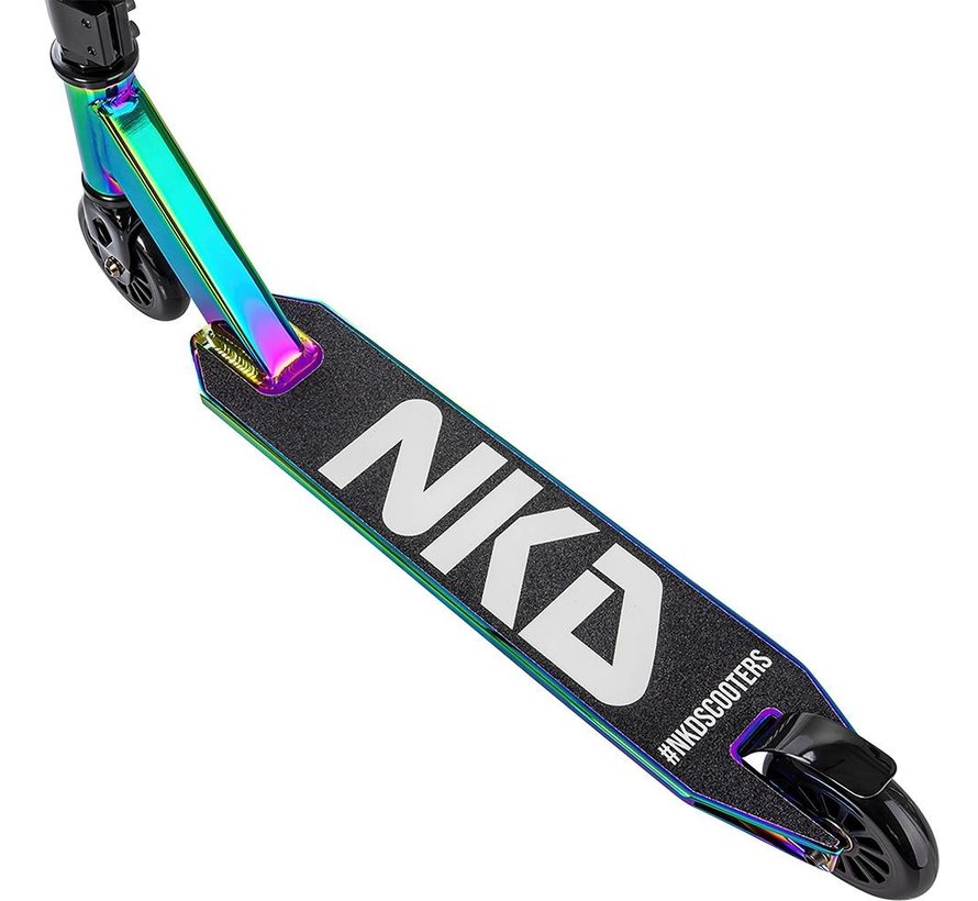 NKD stunt scooter Next Generation Rainbow with T-bar