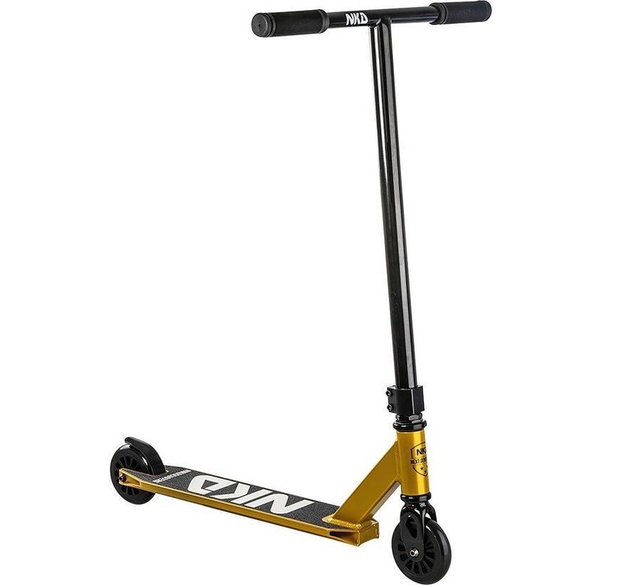 Trottinette freestyle NKD Next Generation Gold avec barre en T