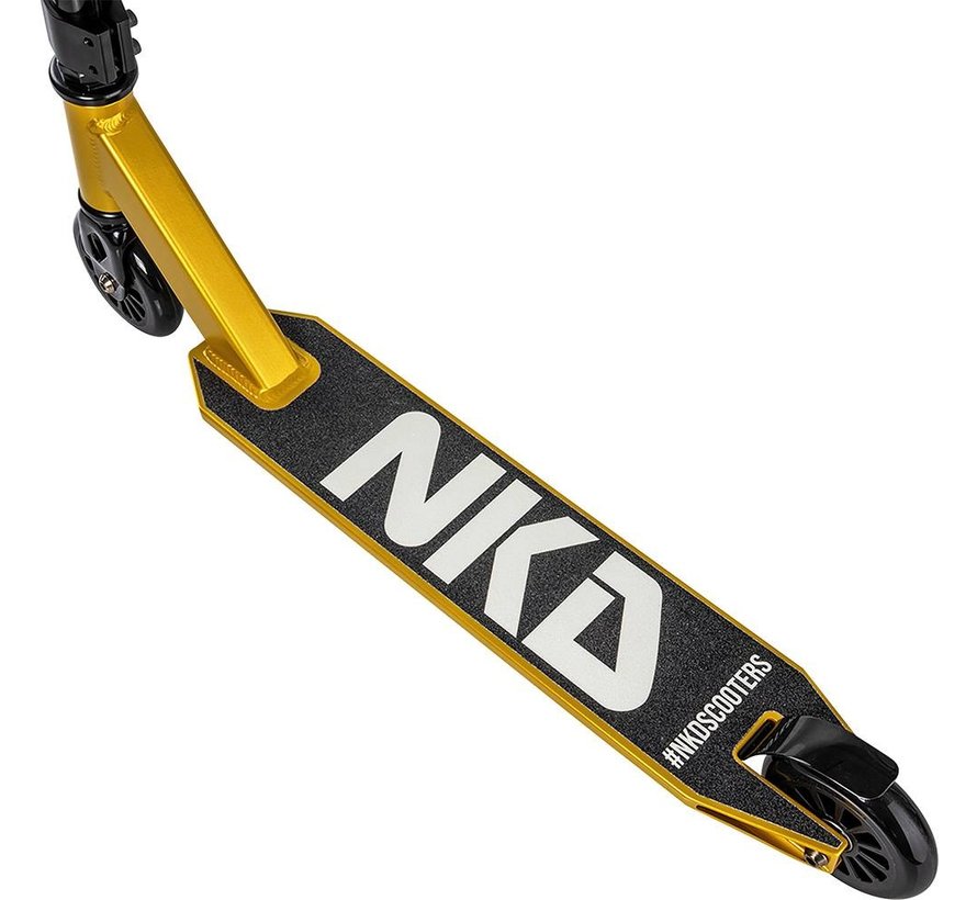 Patinete acrobático NKD Next Generation Gold con barra en T