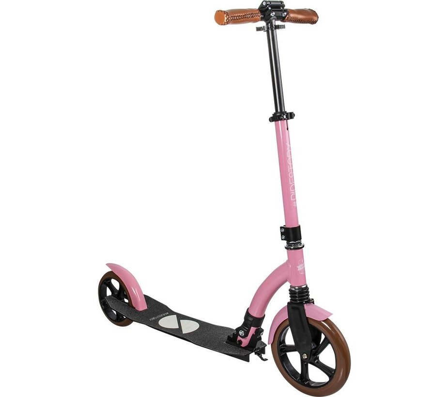 Scooter da trasporto pieghevole Story Retro Ride rosa