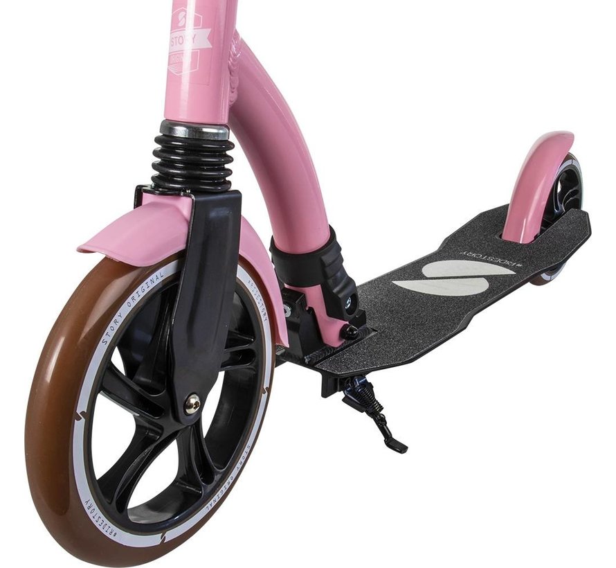 Story Faltbarer Transport Scooter Retro Ride Pink