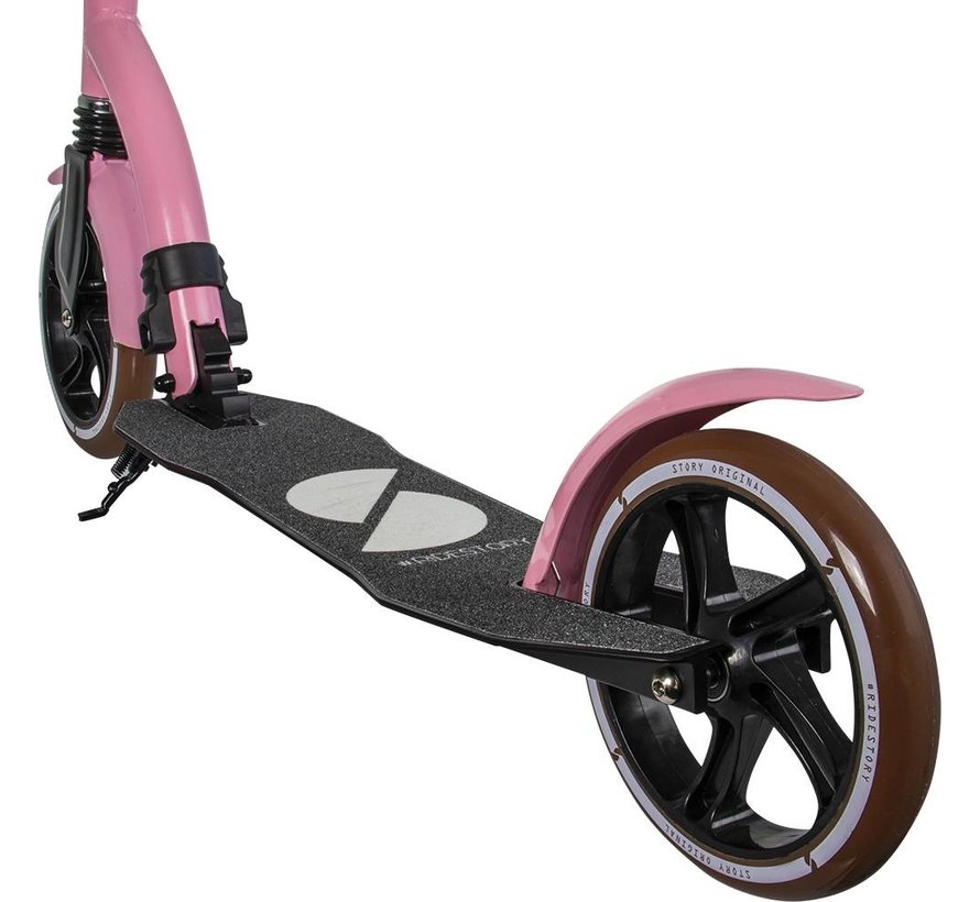 Story Foldable Transport Scooter Retro Ride Pink