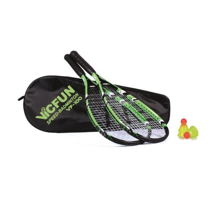 Ensemble Vicfun Speed Badminton 100 Vert