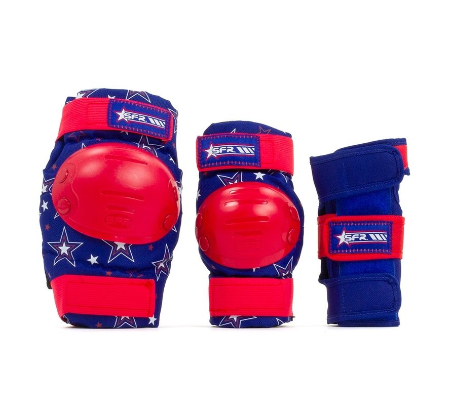 SFR 3-piece protection set AC650 Red/Blue