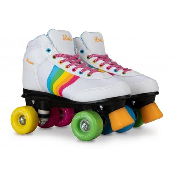 Rookie Rookie Roller Skates Forever Rainbow White