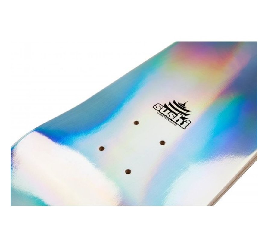 Tabla de skate Sushi Pagoda Foil Silver 8.0