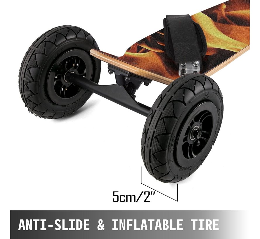 Vevor mountainboard 7.9 inch  Flame voor de kleine rijder