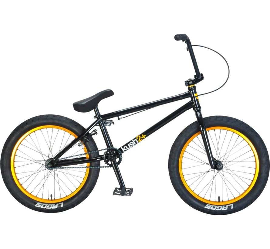 Bicicletta BMX freestyle Mafia Kush 2+ 20" (20,4"|Nero/Oro)