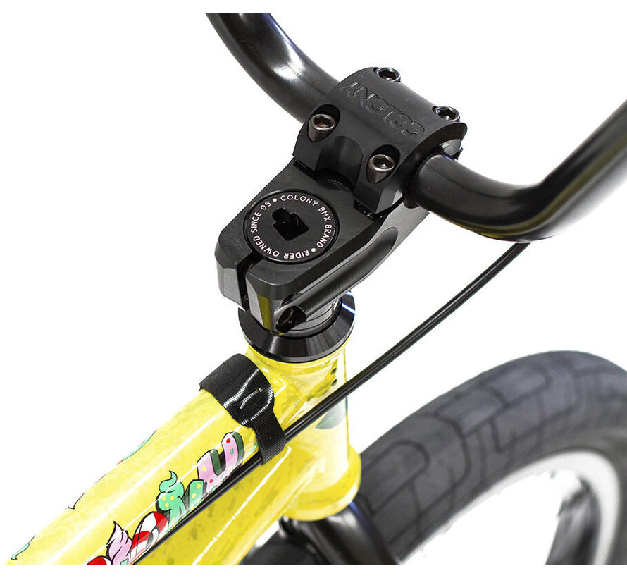 Bicicletta BMX Freestyle Colony Sweet Tooth Pro 20" 2021 (20,7"|Giallo Storm)