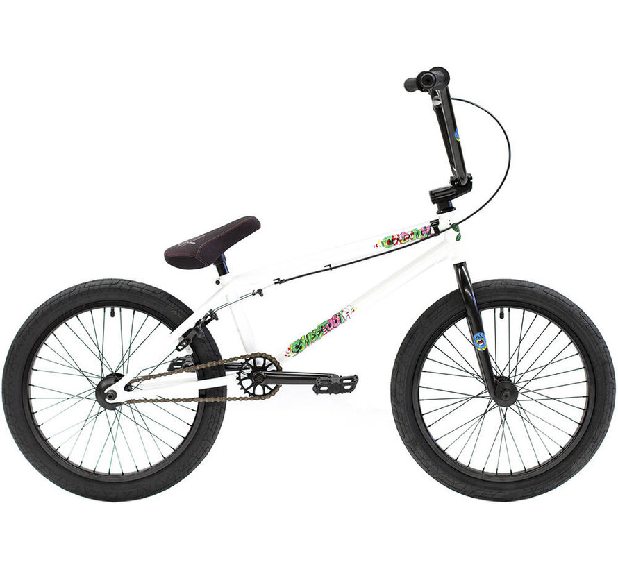 Bicicleta BMX estilo libre Colony Sweet Tooth Freecoaster de 20" 2021 (20,7"|Blanco brillante)