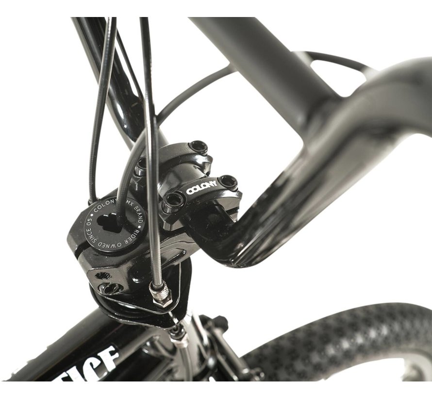Bicicleta BMX estilo libre Colony Apprentice Flatland 20'' 2022 (18,9"|Negro brillante)