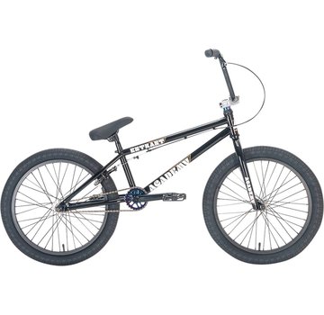 Academy Academy Entrant 20'' 2022 Freestyle BMX Fiets (19.5"|Gloss Black/Rainbow)