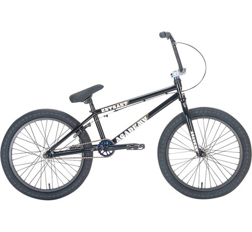 Academy  Academy Entrant 20'' 2022 Freestyle BMX Bike (19.5"|Gloss Black/Rainbow)