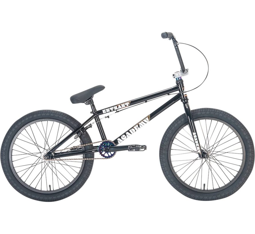 Academy Entrant 20'' 2022 Freestyle BMX Bike (19.5"|Gloss Black/Rainbow)