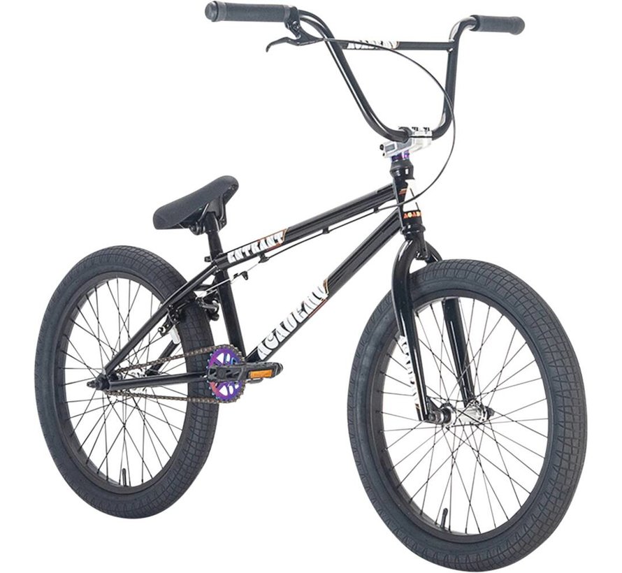 Academy Entrant 20'' 2022 Freestyle BMX Fiets (19.5"|Gloss Black/Rainbow)