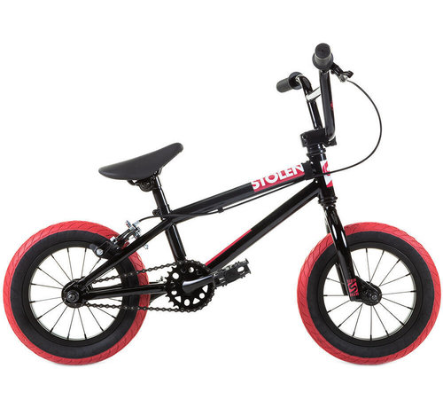 Stolen Stolen Agent 12'' 2022 Freestyle BMX Fiets (13.25"|Zwart)