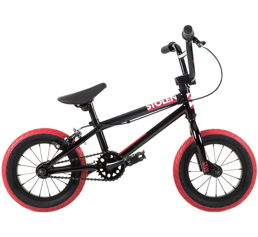 Stolen Agent 12'' 2022 Freestyle BMX Fiets (13.25"|Zwart)