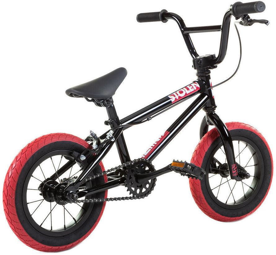 Stolen Agent 12'' 2022 Freestyle BMX Fiets (13.25"|Zwart)