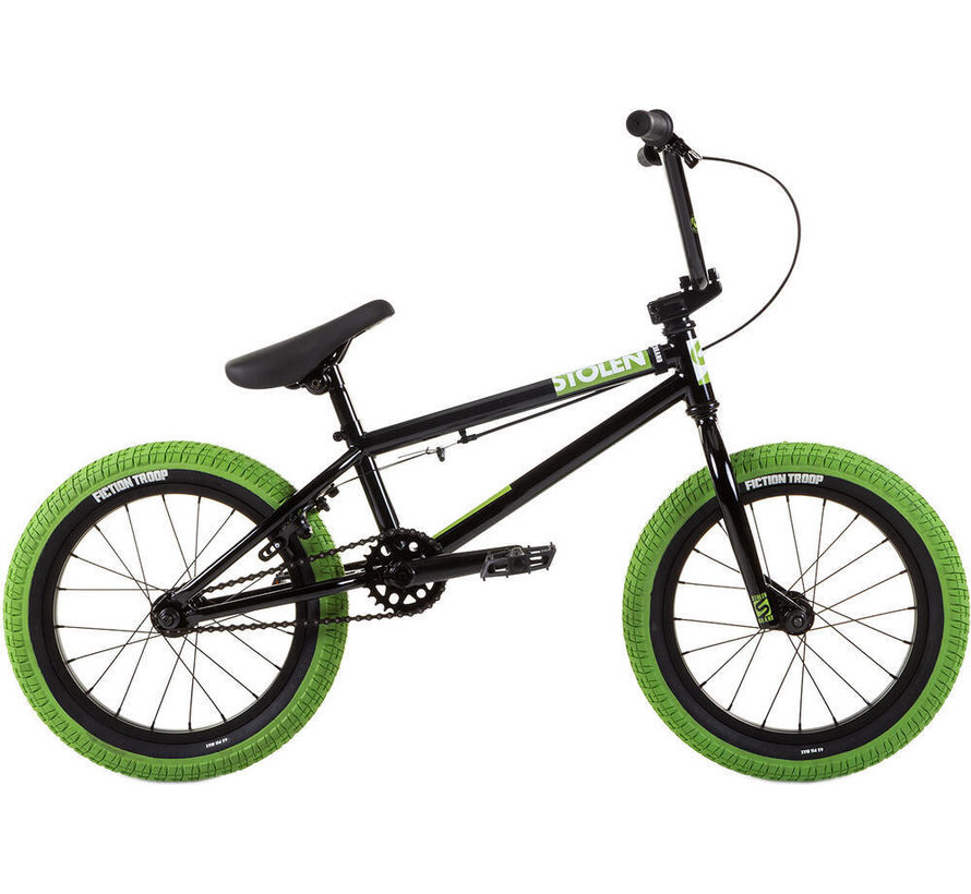 Stolen Agent 16'' 2022 Freestyle BMX Fiets (16.5"|Zwart)