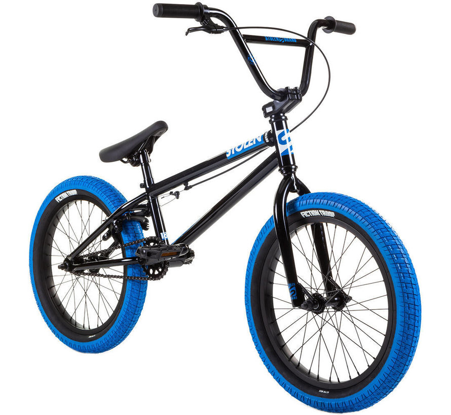 Stolen Agent 18'' 2022 Freestyle BMX Fiets (18"|Zwart)