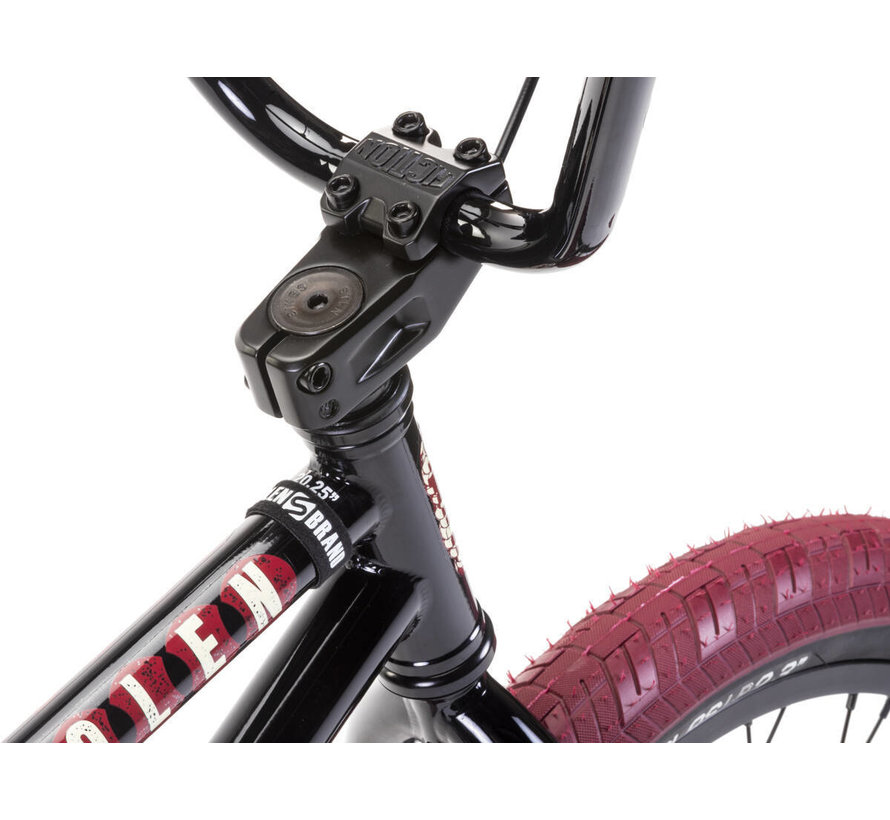 Stolen Casino 20'' 2022 Bicicletta BMX Freestyle (21"|Nero/Rosso sangue)