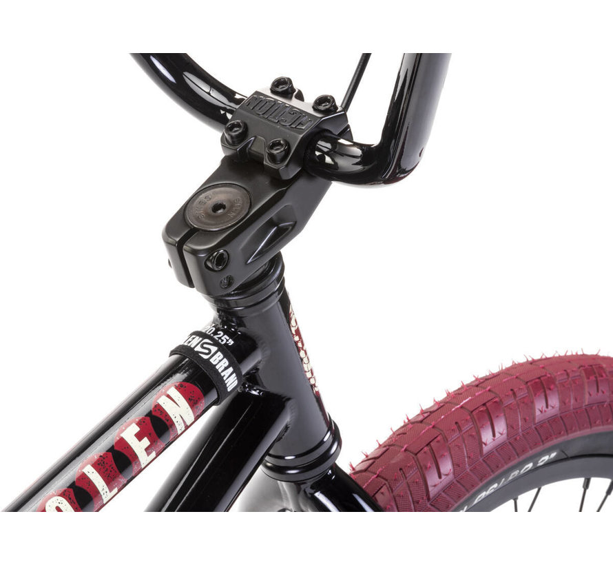 Stolen Casino 20'' 2022 Freestyle BMX Bike (21"|Black/Blood Red)