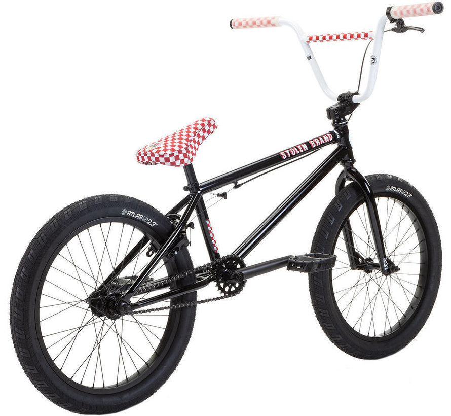 Stolen Stereo 20'' 2022 Freestyle BMX Bike (20.75"|Black/Red Fast Times)