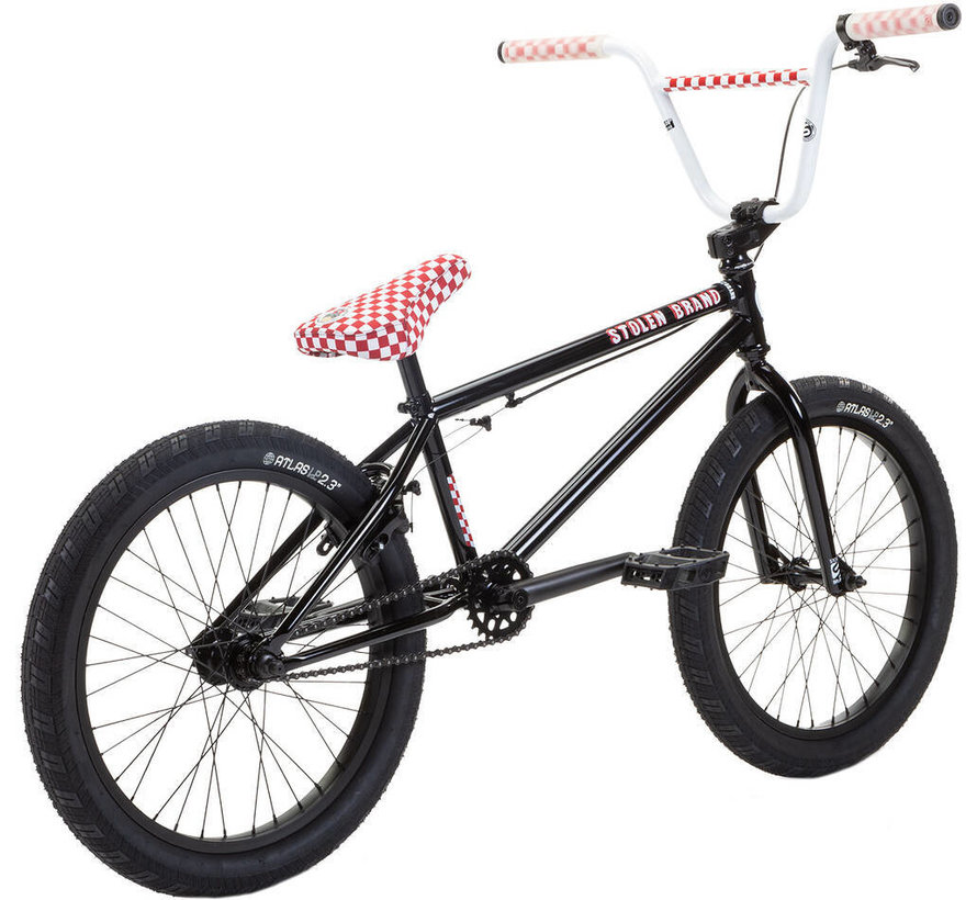 Stolen Stereo 20'' 2022 Freestyle BMX Fiets (20.75"|Black/Red Fast Times)