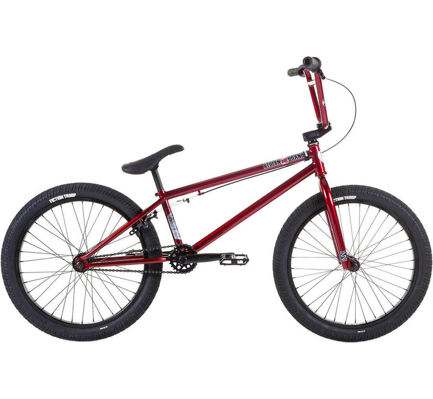 Bicicleta BMX Freestyle Stolen Spade 22'' 2022 (22.25"|Rojo metálico)