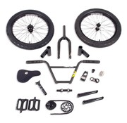 Stolen Stolen/Fiction Freecoaster V8 BMX Build Kit (Matte Black|Right hand drive)