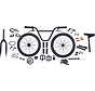 Colony construye tu propio kit de bicicleta BMX Flatland (negro)