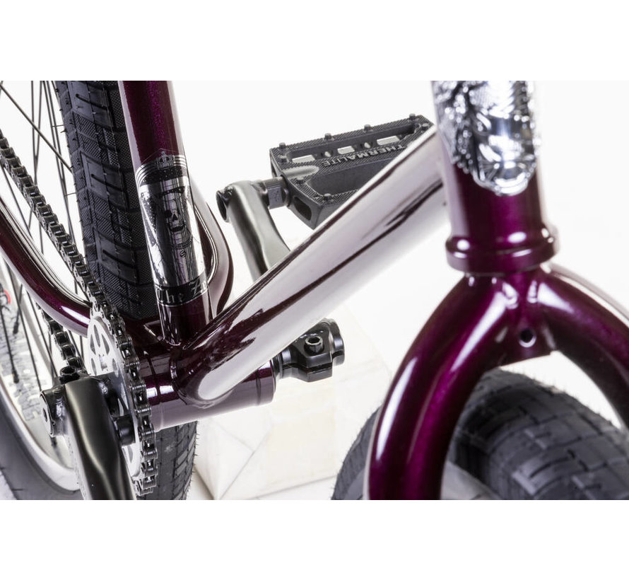 Stolen Zeke 26'' Wheely / Cruiser Bike 22.3" Deep Purple / Silver 100% Chromoly Frame, Sealed Lagers & Dubbelwandige Velgen