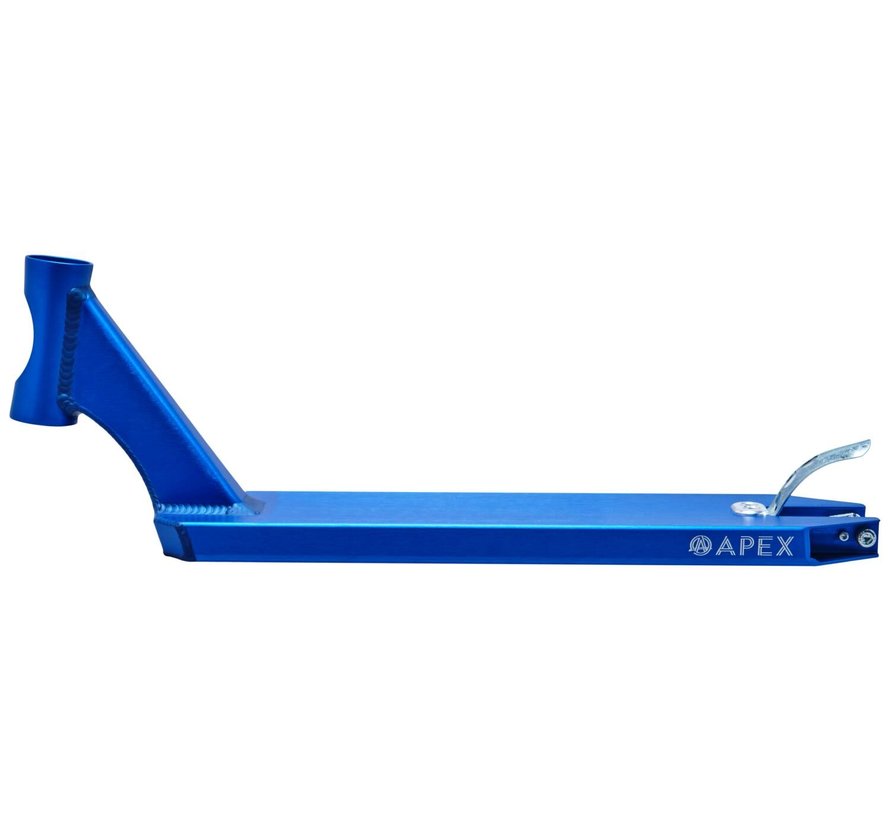 Apex 5" Peg Cut Stuntstep Deck (49cm|Blauw)
