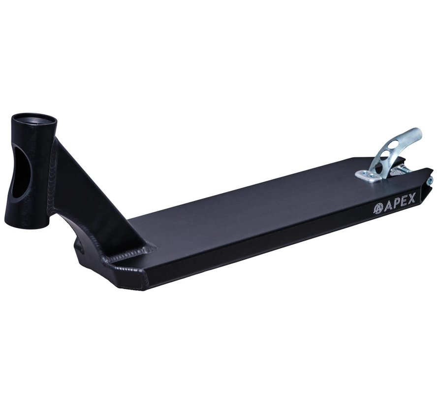 Apex 5" Peg Cut Stuntstep Deck (49cm|Zwart)