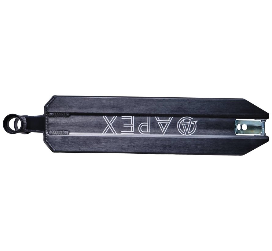 Apex 5" Peg Cut Stuntstep Deck (49cm|Zwart)