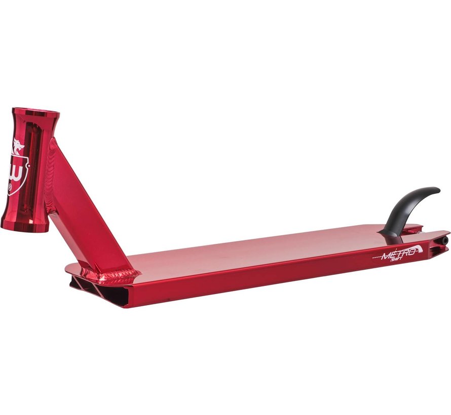 Longway Metro Shift Stunt Scooter Deck (Ruby)