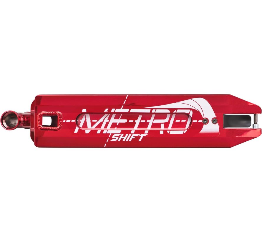 Longway Metro Shift Stunt Scooter Deck (Ruby)