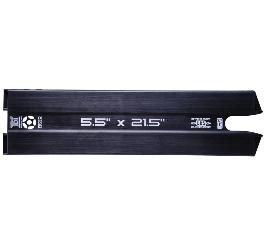 Proto Eclipse TDI - Tabla para patinete acrobático (21,5"|Negro)