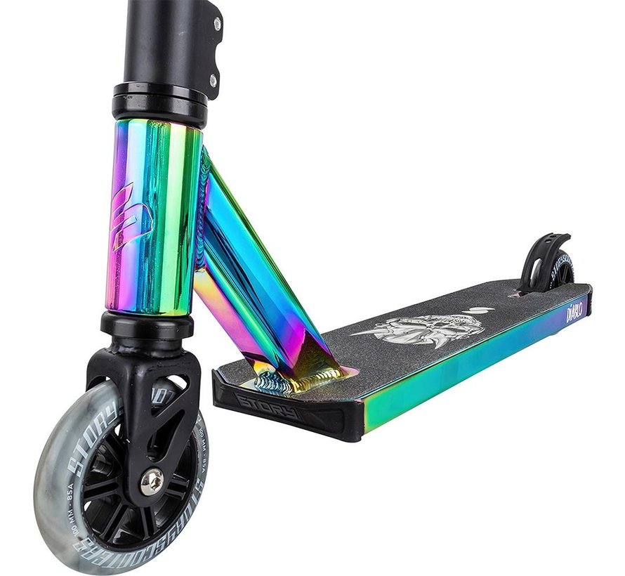 Historia Diablo Stunt Scooter Arco Iris