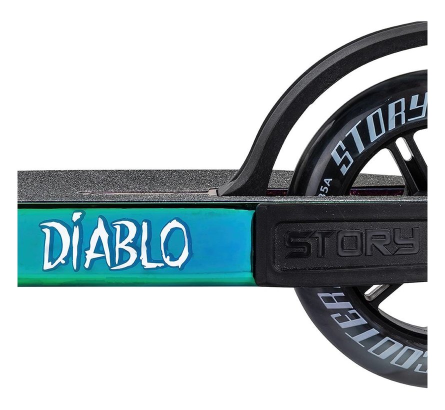 Geschichte Diablo Stunt Scooter Rainbow