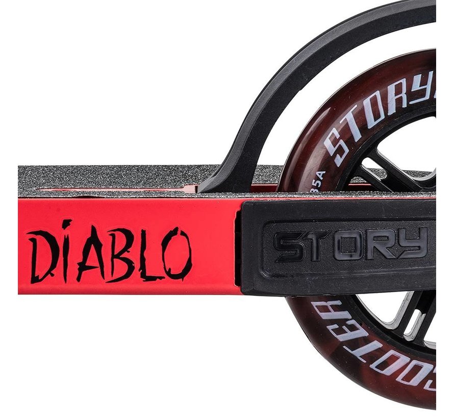 Story Diablo Stunt Scooter Red-Black