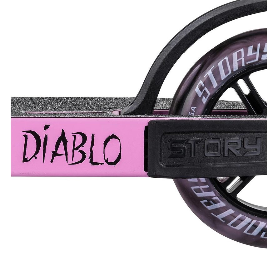 Story Diablo Stunt Scooter Pink-Schwarz